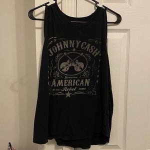 Johnny Cash graphic tank